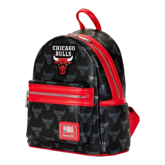 Loungefly Mini Backpack Debossed Logo Chicago Bulls