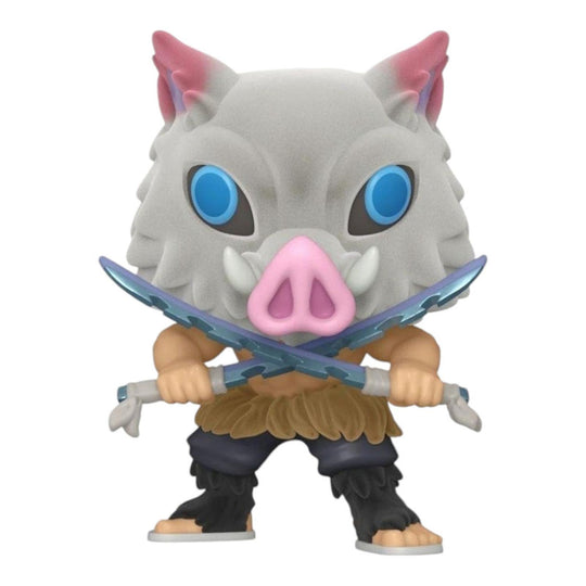 Funko Pop Inosuke Hashibira 870 Exclusivo Flocked Demon Slayer: Kimetsu No Yaiba