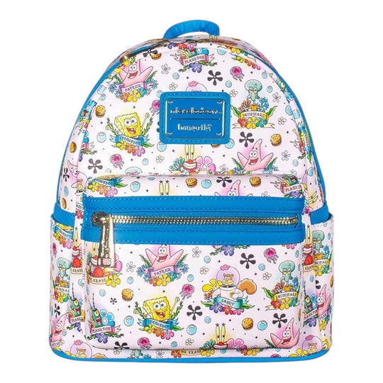 Loungefly Mini Backpack Tattoo Bob Esponja