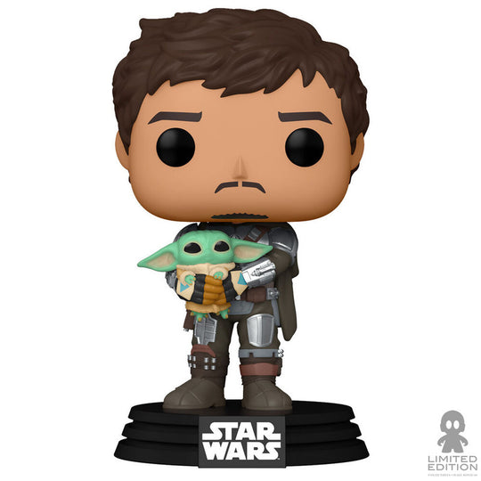Funko Pop The Mandalorian With Grogu 461 The Mandalorian By Star Wars - Limited Edition